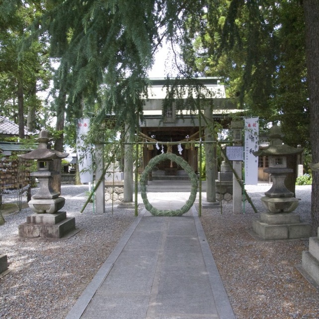中津川西宮神社 夏越の大祓「茅の輪くぐり」