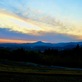 ため息が出る美しさ、笠置山の夕焼けシルエット。