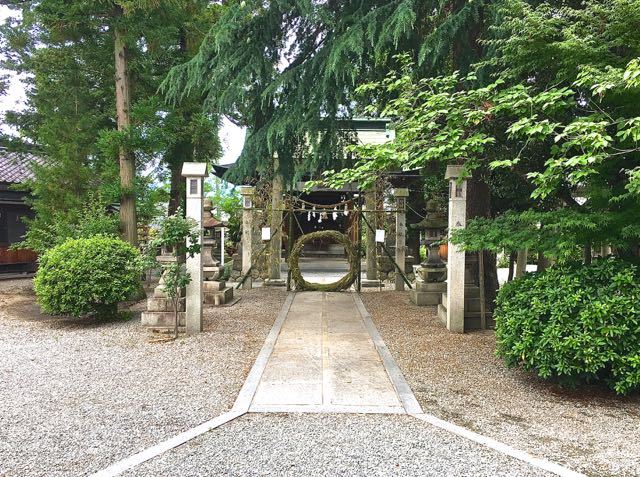 中津川西宮神社「茅の輪くぐり」