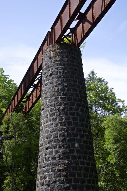 北恵那鉄道山之田川鉄橋。6月3日のJRさわやかウォーキングはここを歩きます。