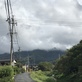 台風通過後の恵那山