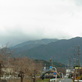 恵那山と厚い雲