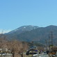 雪が少し残る恵那山