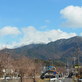 ４月初日真っ白な恵那山