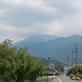 遠くに見える恵那山