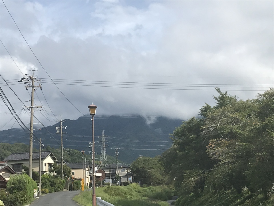 恵那山が隠れてしまいました。