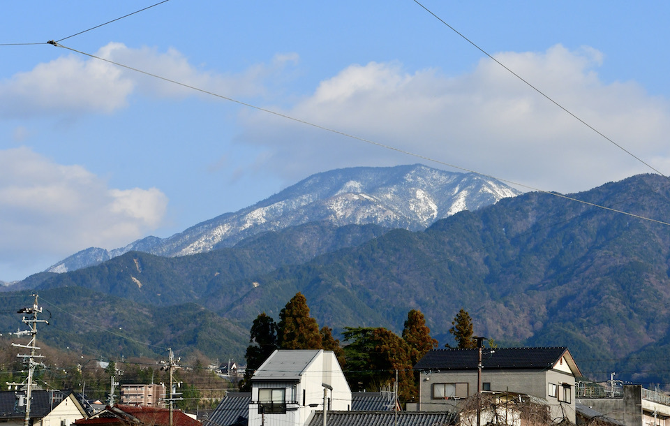 恵那山の雪 border=
