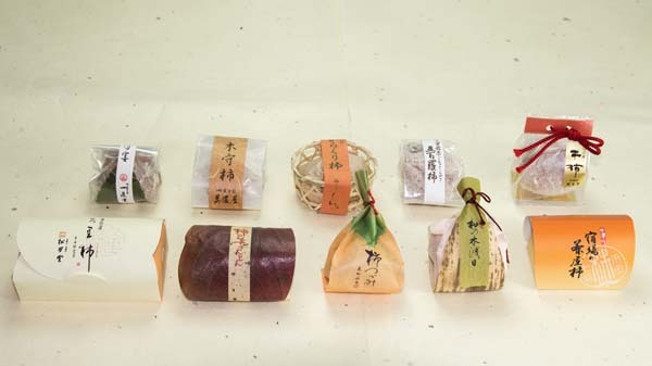 味めぐり 冬の定番お菓子 柿と栗きんとん 10種類 タウンニュース 中津川市周辺の観光 イベント 地域情報 恵那山ねっと