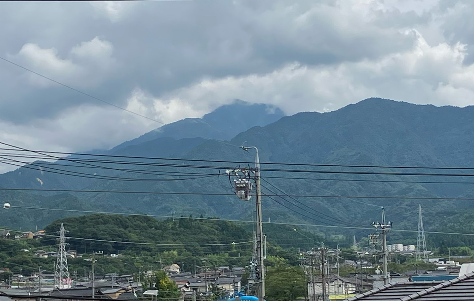 夏季休暇明けの恵那山