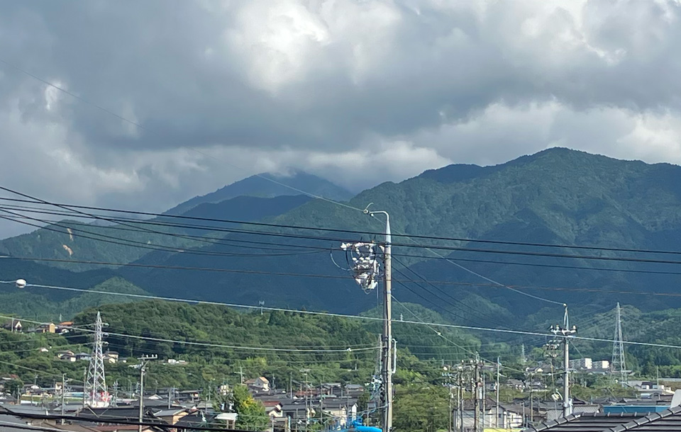 恵那山は見えませんが...