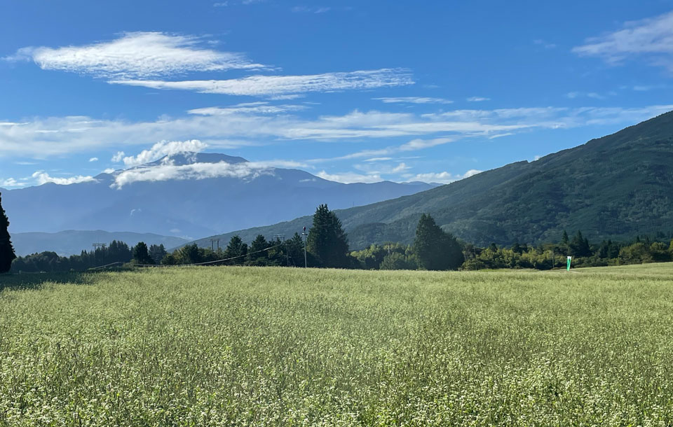 椛の湖からの恵那山