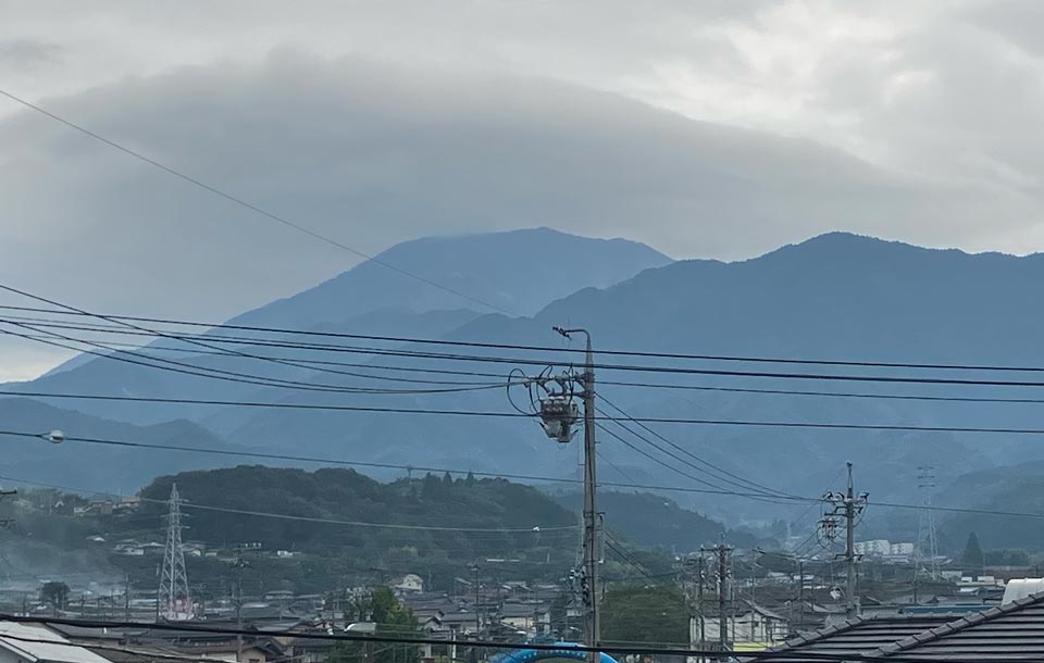 午後から雨予報