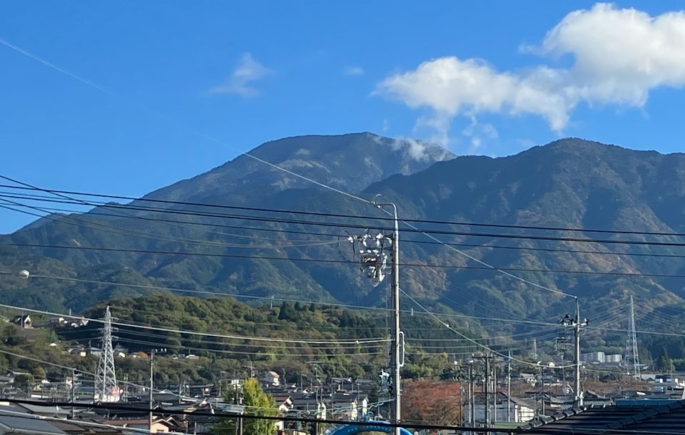 青空が広がっています