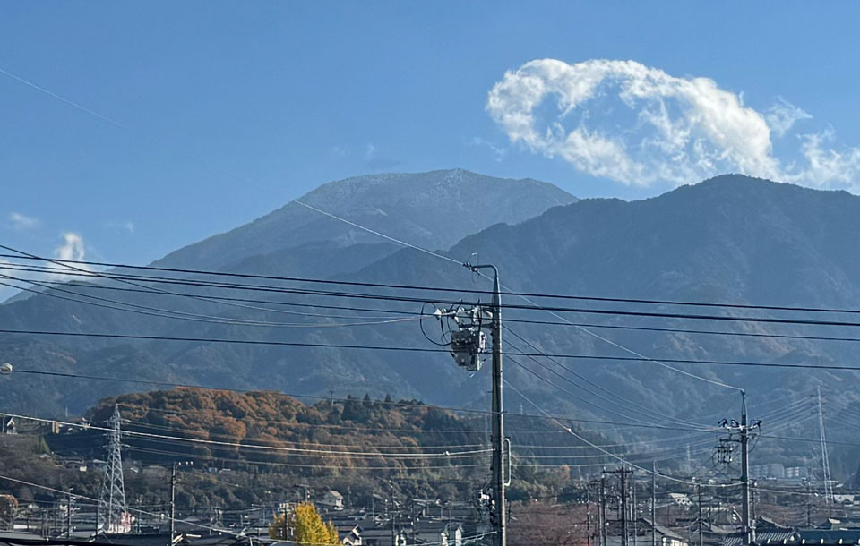 朝晩が寒い...